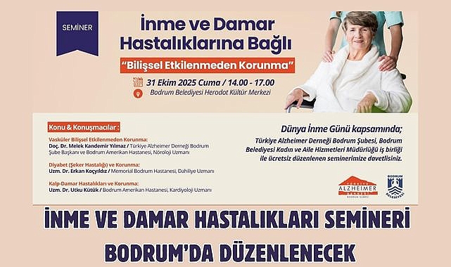 İnme ve Damar Hastalıkları Semineri Bodrum'da Düzenlenecek