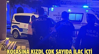 KOCASINA KIZDI, ÇOK SAYIDA İLAÇ İÇTİ
