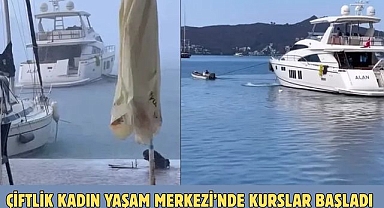 RÜZGÂR, MOTORYATI KIYIYA SÜRÜKLEDİ