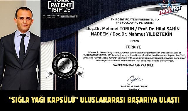 “Sığla Yağı Kapsülü” Uluslararası Başarıya Ulaştı