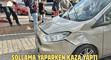 Sollama Yaparken Kaza Yaptı