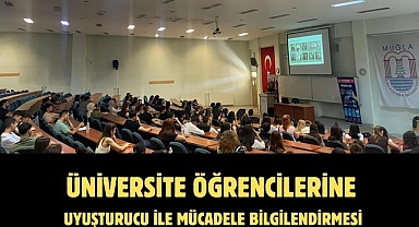 Üniversite öğrencilerine uyuşturucu ile mücadele bilgilendirmesi