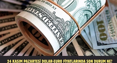 24 KASIM PAZARTESİ DOLAR-EURO FİYATLARINDA SON DURUM NE?