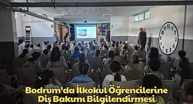 Bodrum’da İlkokul Öğrencilerine Diş Bakımı Bilgilendirmesi