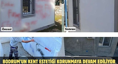 BODRUM’UN KENT ESTETİĞİ KORUNMAYA DEVAM EDİLİYOR