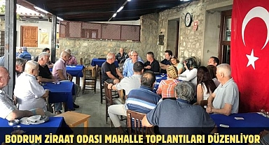 Bodrum Ziraat Odası Mahalle Toplantıları Düzenliyor