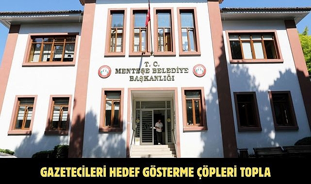 GAZETECİLERİ HEDEF GÖSTERME ÇÖPLERİ TOPLA