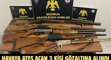 HAVAYA ATEŞ AÇAN 3 KİŞİ GÖZALTINA ALINDI