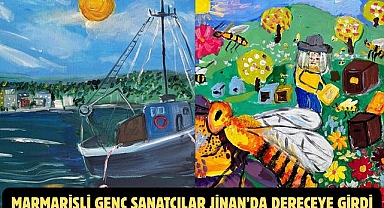 MARMARİSLİ GENÇ SANATÇILAR JİNAN’DA DERECEYE GİRDİ