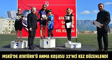 MSKÜ’de Atatürk’ü Anma Koşusu 32’nci Kez Düzenlendi