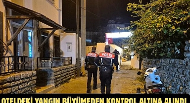 Oteldeki Yangın Büyümeden Kontrol Altına Alındı