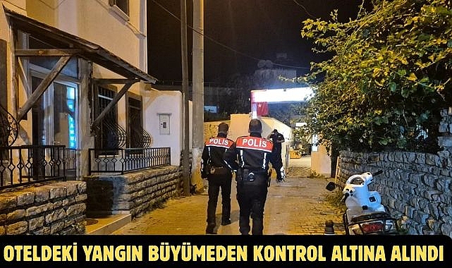 Oteldeki Yangın Büyümeden Kontrol Altına Alındı