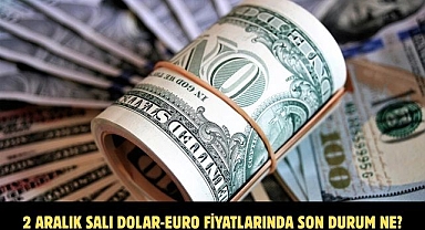 2 ARALIK SALI DOLAR-EURO FİYATLARINDA SON DURUM NE?
