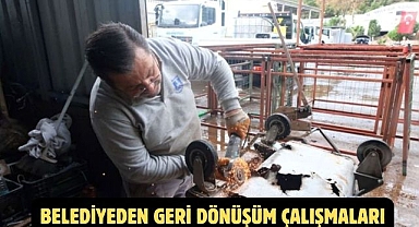 BELEDİYEDEN GERİ DÖNÜŞÜM ÇALIŞMALARI
