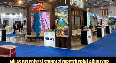 MİLAS BELEDİYESİ STANDI ZİYARETÇİLERİNİ AĞIRLIYOR