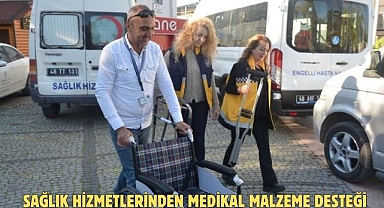 SAĞLIK HİZMETLERİNDEN MEDİKAL MALZEME DESTEĞİ