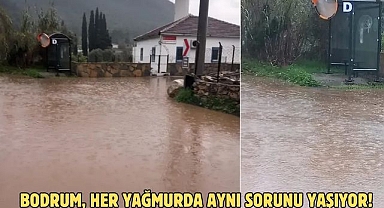 BODRUM, HER YAĞMURDA AYNI SORUNU YAŞIYOR!