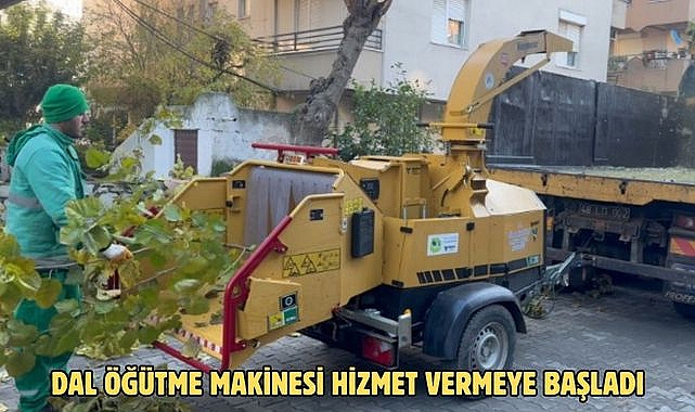 DAL ÖĞÜTME MAKİNESİ HİZMET VERMEYE BAŞLADI