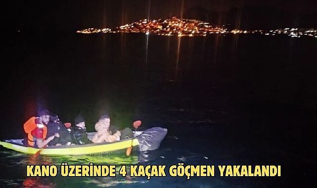 Kano Üzerinde 4 Kaçak Göçmen Yakalandı