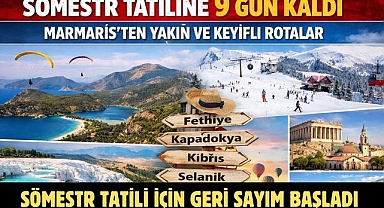 Sömestr tatili için geri sayım başladı