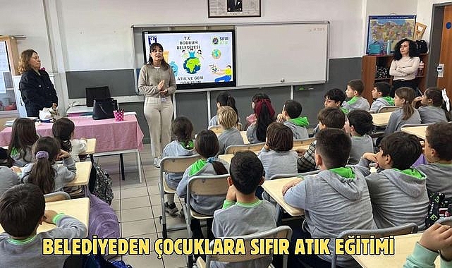 BELEDİYEDEN ÇOCUKLARA SIFIR ATIK EĞİTİMİ