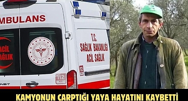 Kamyonun Çarptığı Yaya Hayatını Kaybetti