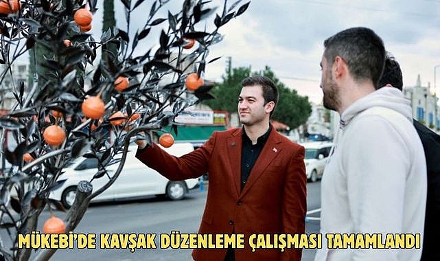 MÜKEBİ’DE KAVŞAK DÜZENLEME ÇALIŞMASI TAMAMLANDI
