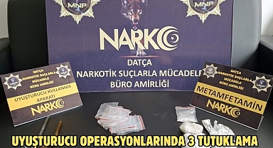 Uyuşturucu operasyonlarında 3 tutuklama