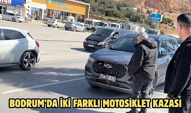 BODRUM’DA İKİ FARKLI MOTOSİKLET KAZASI