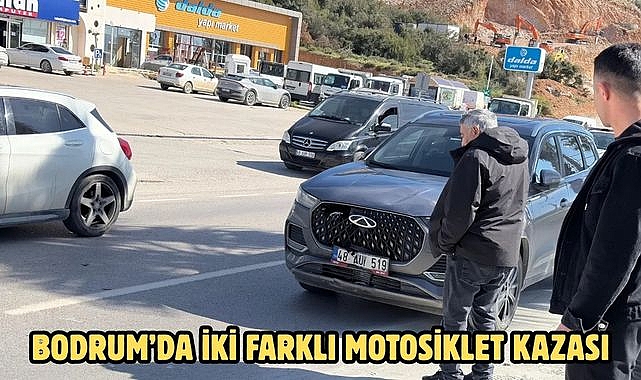 BODRUM’DA İKİ FARKLI MOTOSİKLET KAZASI