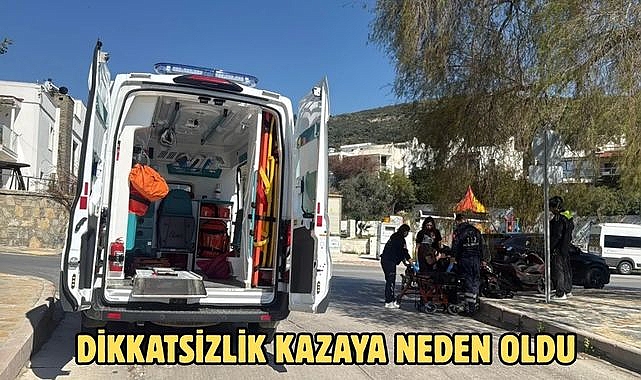 DİKKATSİZLİK KAZAYA NEDEN OLDU