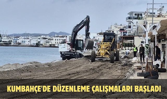 Kumbahçe'de Düzenleme Çalışmaları Başladı