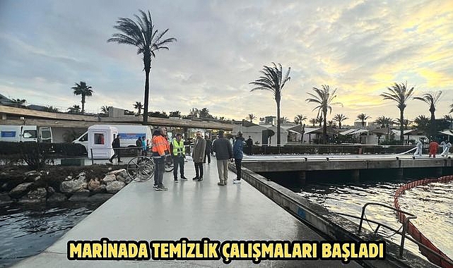 Marinada temizlik çalışmaları başladı