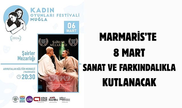 MARMARİS’TE 8 MART SANAT VE FARKINDALIKLA KUTLANACAK