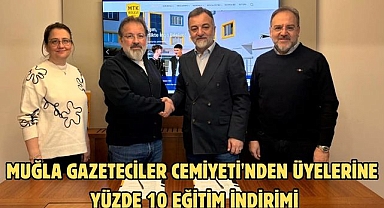 Muğla Gazeteciler Cemiyeti'nden Üyelerine Yüzde 10 Eğitim İndirimi