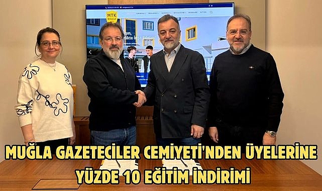 Muğla Gazeteciler Cemiyeti'nden Üyelerine Yüzde 10 Eğitim İndirimi