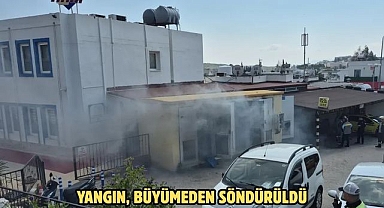 YANGIN, BÜYÜMEDEN SÖNDÜRÜLDÜ