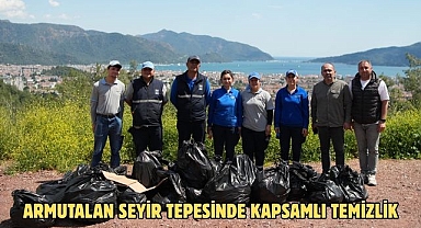 ARMUTALAN SEYİR TEPESİNDE KAPSAMLI TEMİZLİK