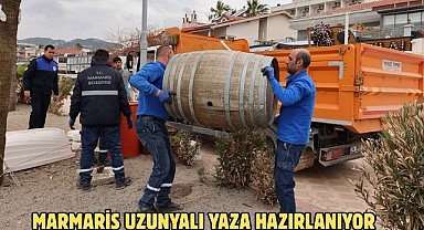 Marmaris Uzunyalı yaza hazırlanıyor