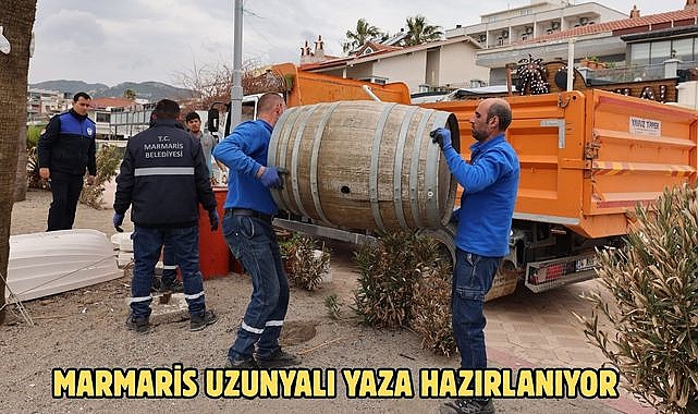 Marmaris Uzunyalı yaza hazırlanıyor