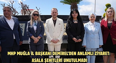 MHP Muğla İl Başkanı Demirel’den Anlamlı Ziyaret: ASALA Şehitleri Unutulmadı