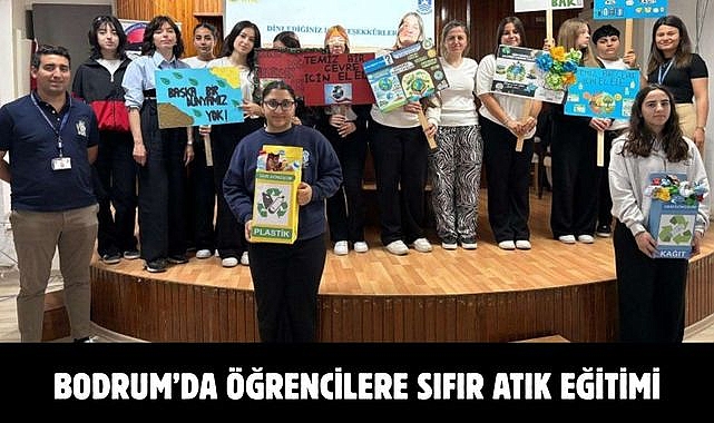 Bodrum’da öğrencilere sıfır atık eğitimi