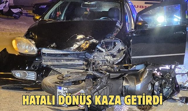 Hatalı Dönüş Kaza Getirdi