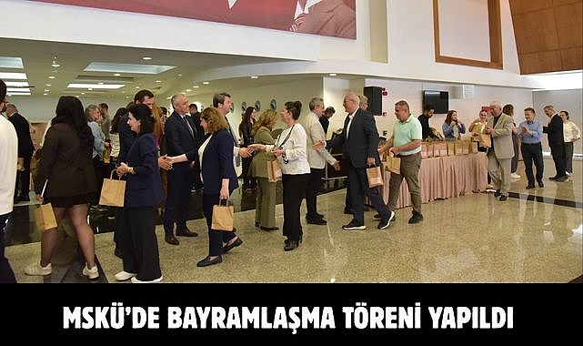 MSKÜ’de Bayramlaşma Töreni Yapıldı