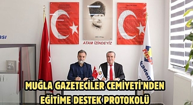 Muğla Gazeteciler Cemiyeti'nden Eğitime Destek Protokolü