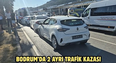 Bodrum’da 2 ayrı trafik kazası