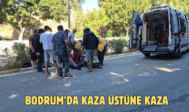 Bodrum’da Kaza Üstüne Kaza