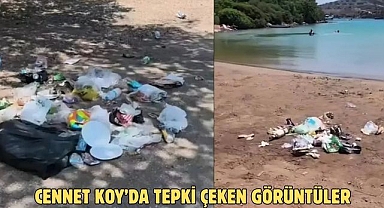 CENNET KOY’DA TEPKİ ÇEKEN GÖRÜNTÜLER