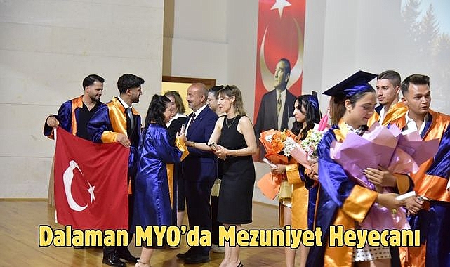 Dalaman MYO’da Mezuniyet Heyecanı