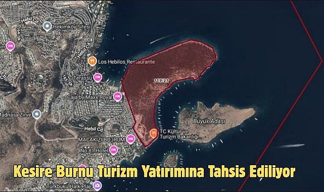 Kesire Burnu Turizm Yatırımına Tahsis Ediliyor